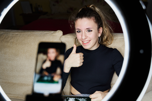 dziewczyna influencerka