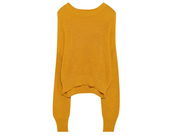 Krótki sweterek Pull&Bear, cena, ok. 79 zł