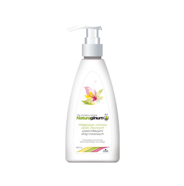 Płyn do higieny intymnej Naturaginum, cena ok. 12 zł (opakowanie 180 ml)