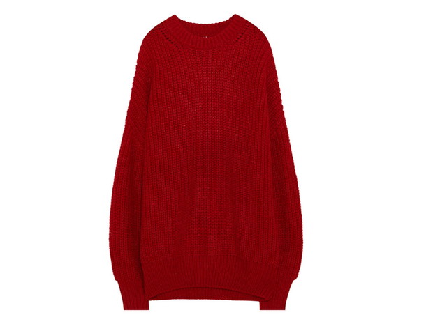 Sweter oversize Pull&Bear, cena, ok. 139 zł
