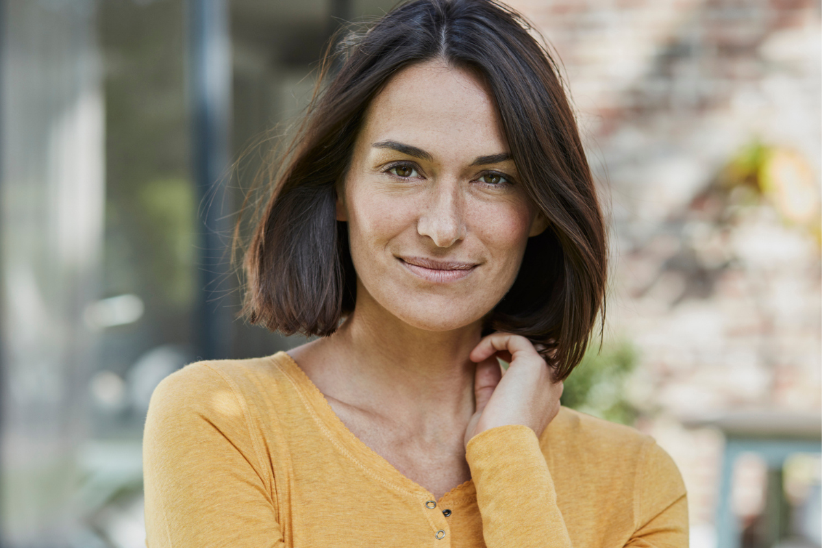 pewna siebie kobieta