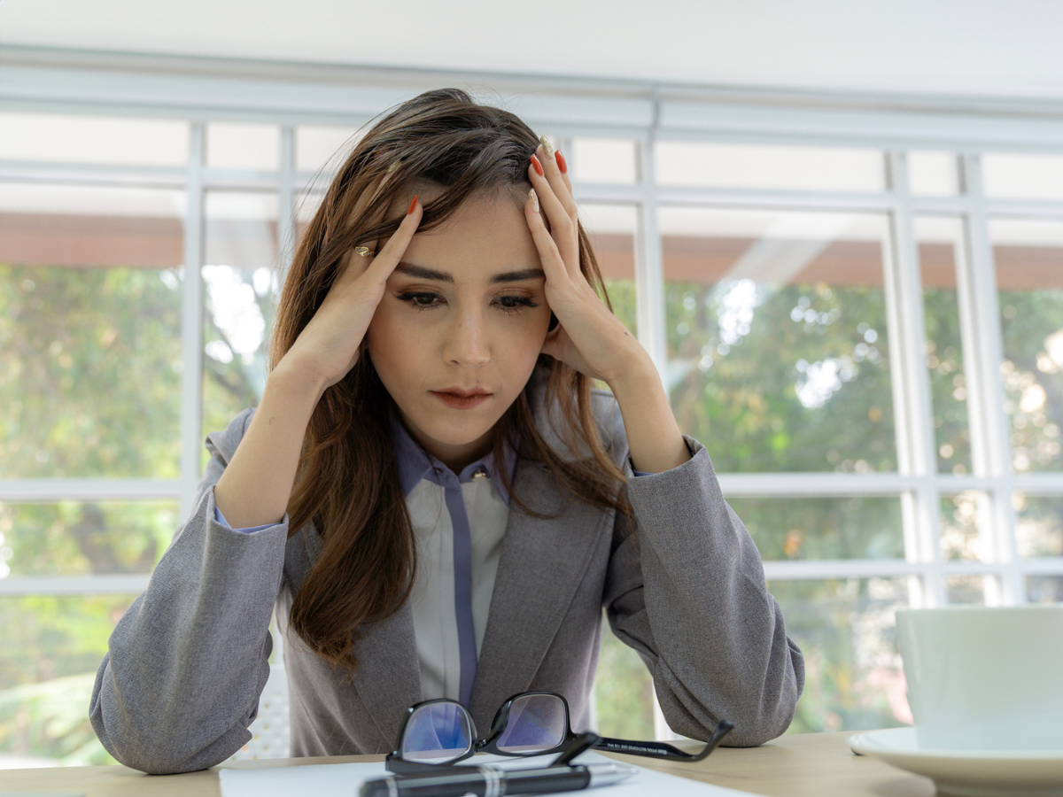 załamana kobieta