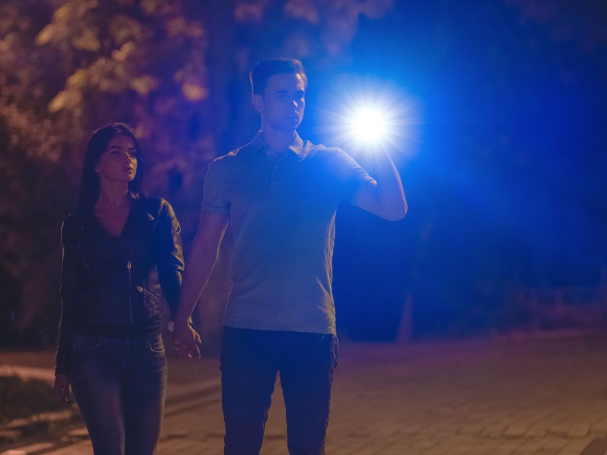 para wieczorem na spacerze