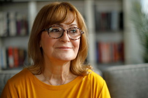 Dojrzała kobieta uśmiech