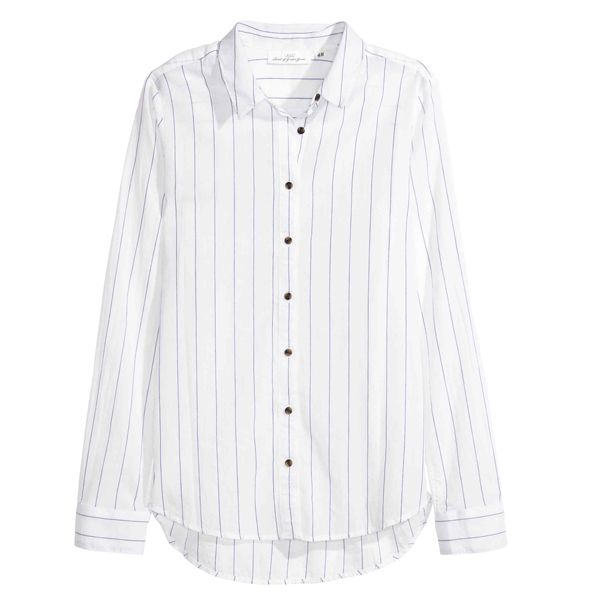 Biała koszula H&M, cena, ok. 79,90 zł
