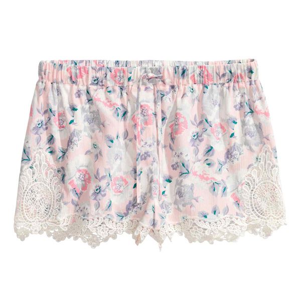 Szorty z koronkowymi wstawkami H&M, cena, ok. 129,90 zł