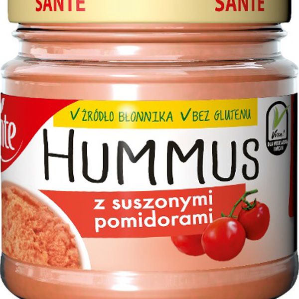 Hummus z suszonymi pomidorami, Sante