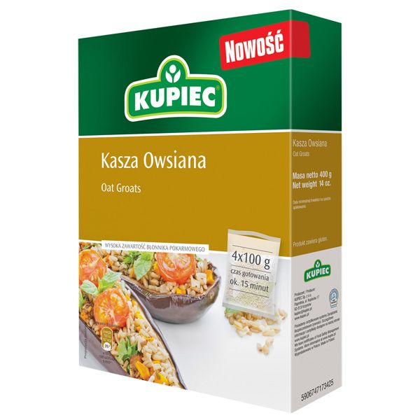 Kasza owsiana, Kupiec
