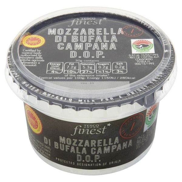 Mozzarella, Tesco finest