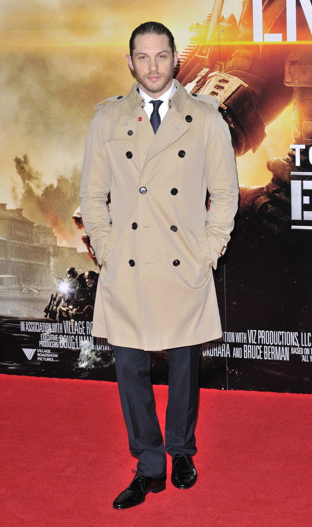 Tom Hardy na premierze filmu
