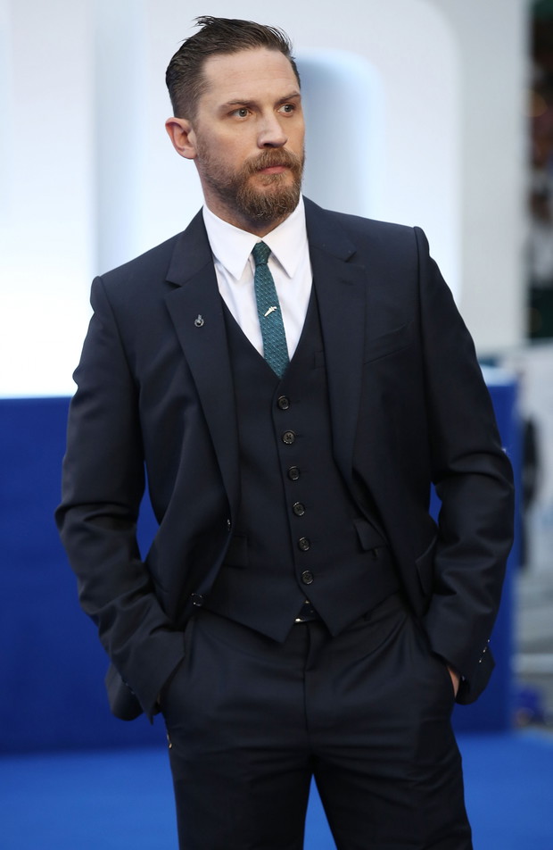 Tom Hardy na premierze Zjawy