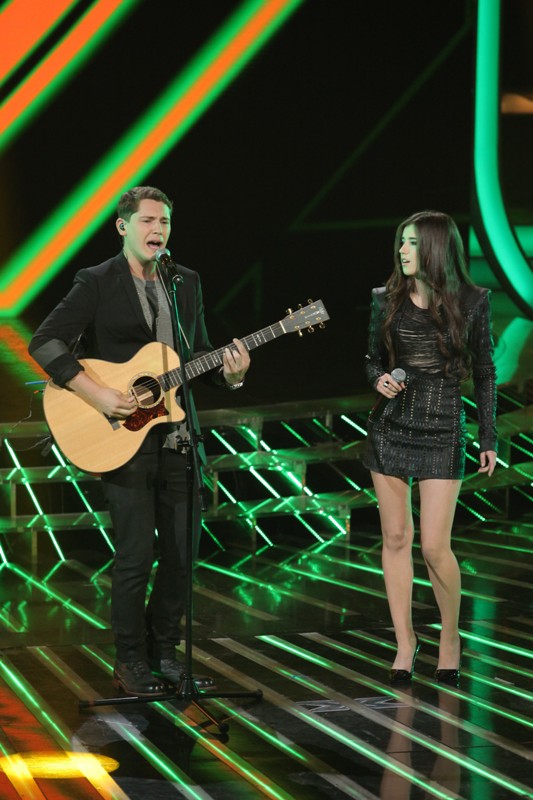 Cris Cab i Marta Bijan na scenie