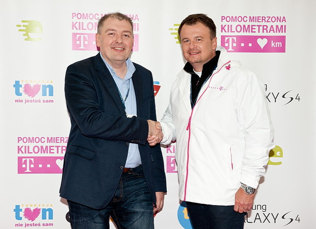 Maciej Filipkowski - v-ce Prezes Samsung Electronics Polska, Miroslav Rakowski - Prezes T-Mobile Polska