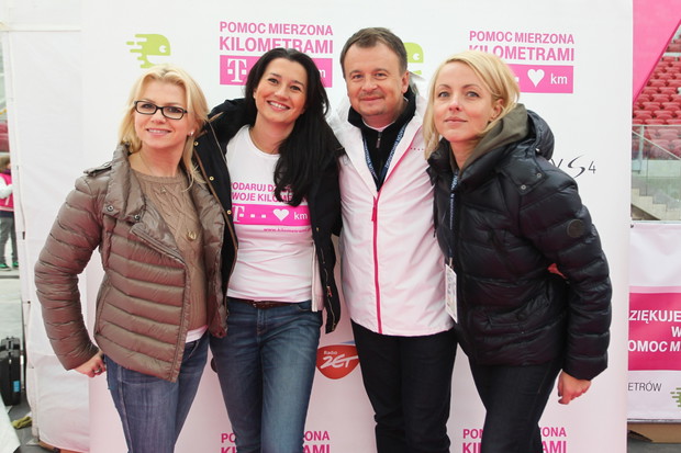 Magdalena Kużbiel, Marlena Czaplak, Miroslav Rakowski, Małgorzata Rybak-Dowzyk - ekipa T-Mobile