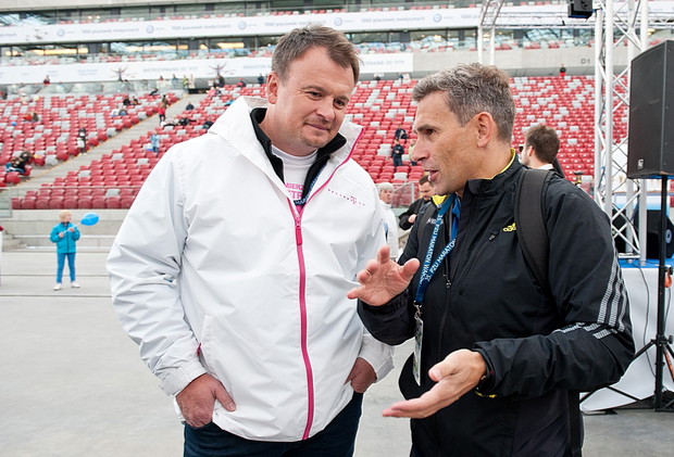 Miroslav Rakowski - Prezes T-Mobile Polska i Robert Korzeniowski