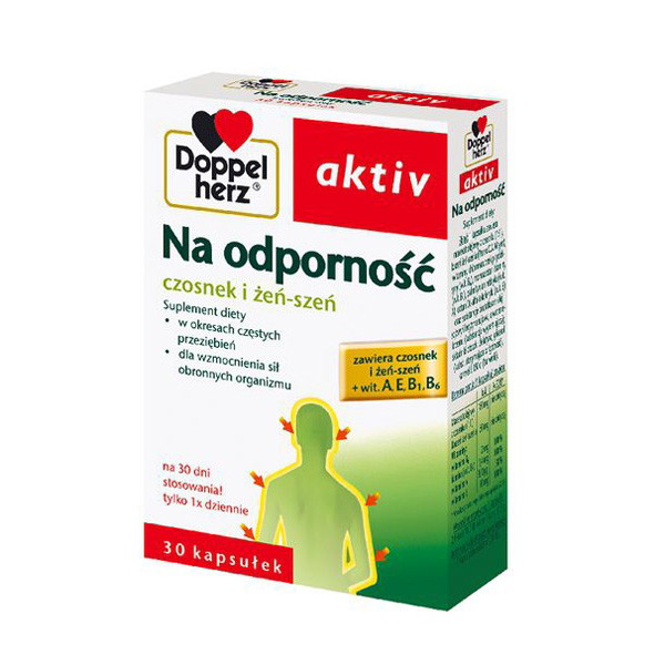 Doppelherz Aktiv Na odporność, ok. 10 zł (opakowanie 30 kapsułek)