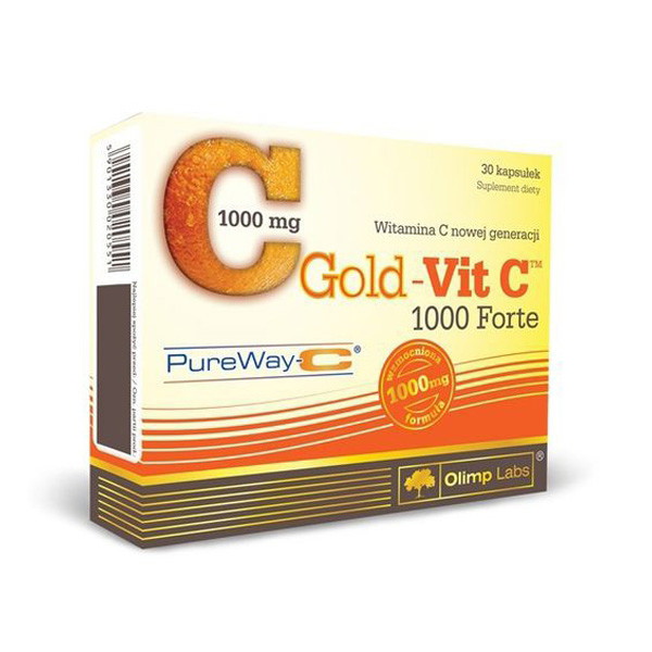 Olimp Gold-Vit C 500 plus Pure Way C, ok. 16 zł (opakowanie 30 kapsułek)