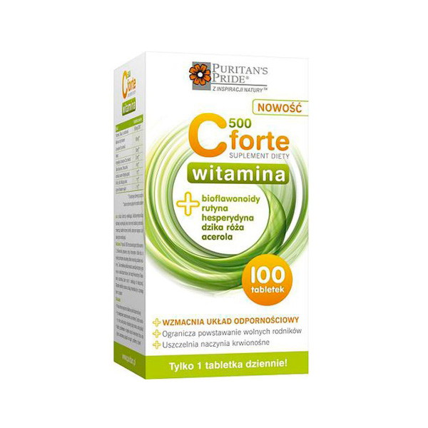 Witamina C 500 forte, ok. 32 zł (opakowanie 100 tabletek)