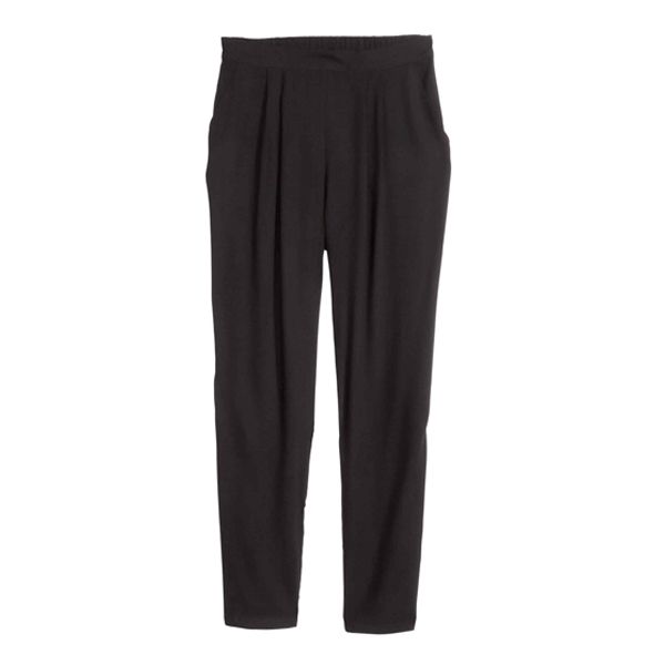 Czarne spodnie H&M, cena, ok. 59,90 zł