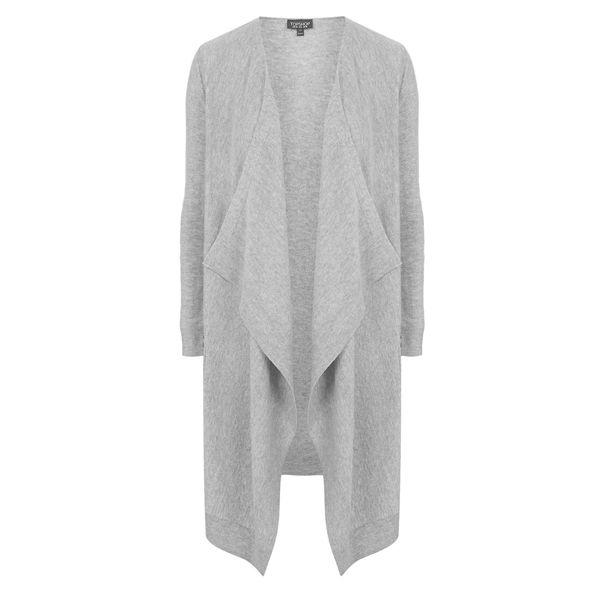 Szary kardigan Topshop, cena, ok. 230 zł