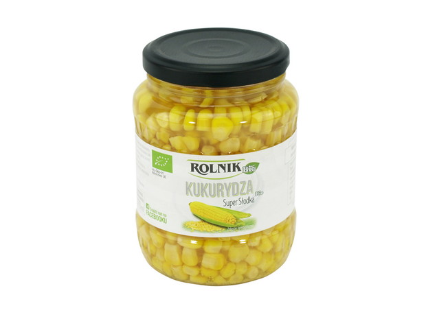 Kukurydza Bio super słodka, Rolnik - cena ok. 4 zł