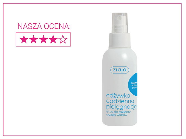 Odżywka Codzienna Pielęgnacja, spray do każdego rodzaju włosów, Ziaja, cena ok. 11 zł