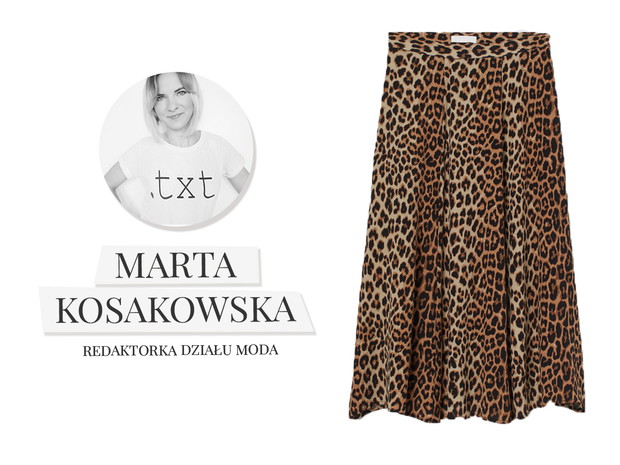 Spódnica w panterkę, H&M, cena ok. 79,90 zł