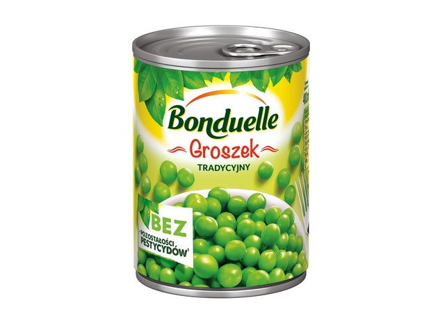Bonduelle, groszek bez pozostałości pestycydów