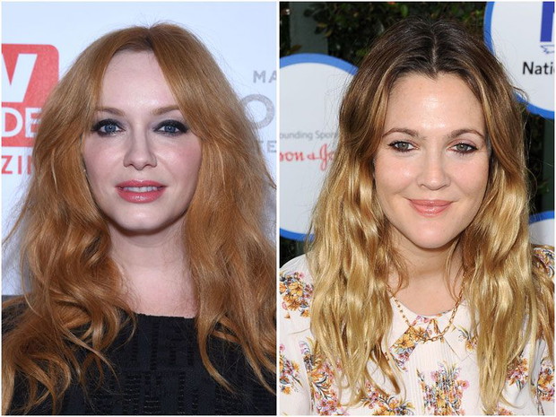 Christina Hendricks i Drew Barrymore
