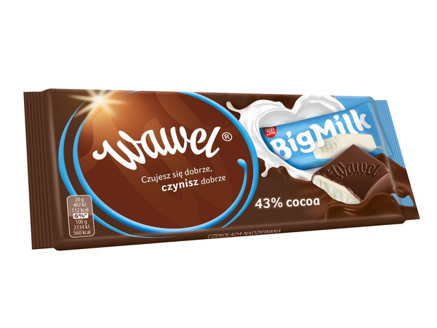 Czekolada Wawel Big Milk - cena ok. 4.70 zł za tabliczkę 100 g