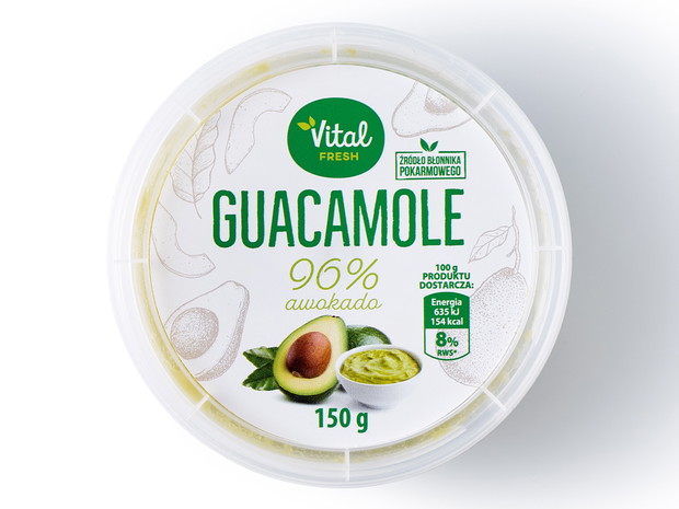 Guacamole z 96% zawartością awokado, do kupienia w Biedronce - cena 5.99 zł
