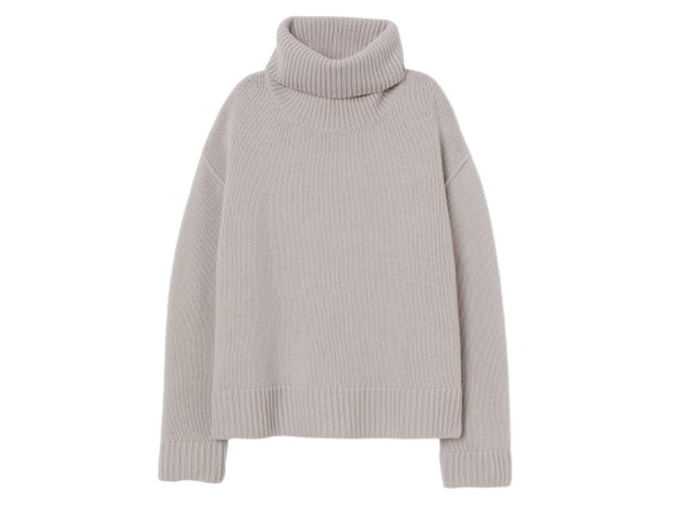 Ciepły wełniany sweter z domieszką kaszmiru, H&M, cena 349,99 zł