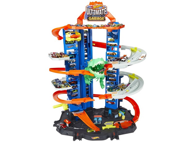Hot Wheels City, Mega Garaż T-Rexa - cena ok. 420 zł
