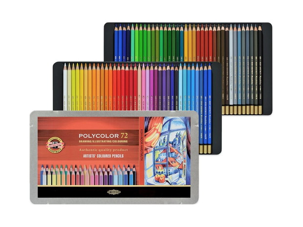 Kredki z metalowym pudełki Koh-i-noor, cena 299 zł