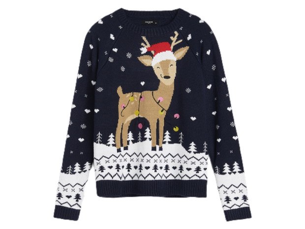 Świąteczny sweter z reniferem Reserved, cena 79,90 zł