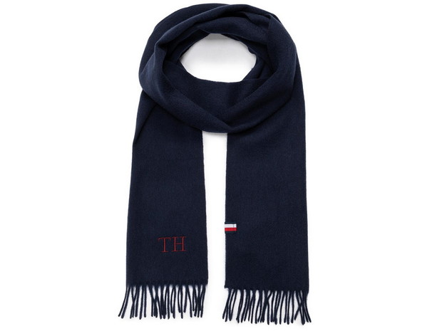 Wełniany szal Tommy Hilfiger, cena 149 zł