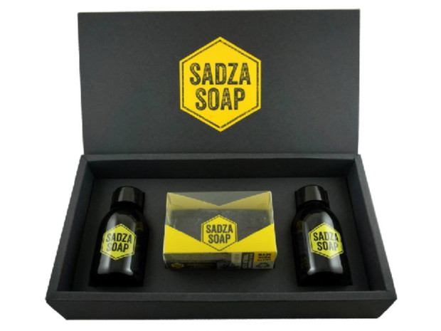 Zestaw kosmetyków dla mężczyzn z węglem, Sadza Soap, cena 70 zł