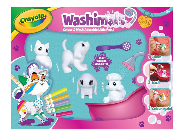 Zestaw kreatywny Crayola Washimals - cena ok. 190 zł