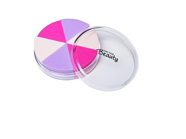 Gąbka do makijażu, For Your Beauty, Rossmann, cena ok. 8,50 zł/6 szt