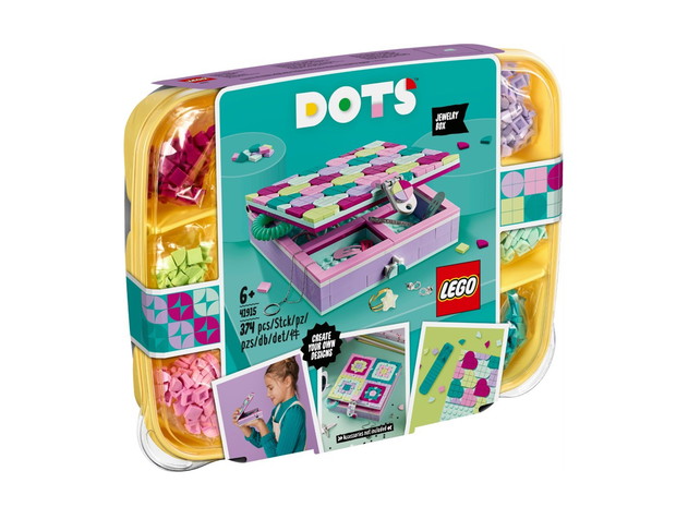 Szkatułka na biżuterię Dots Lego, cena 79,90 zł