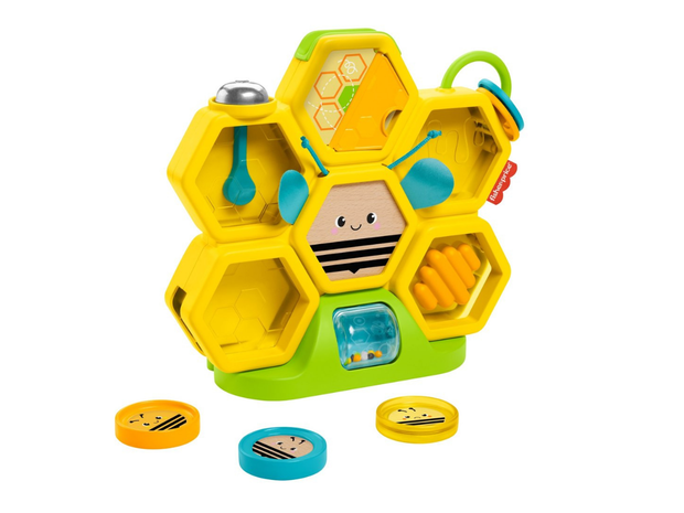Zabawka edukacyjna Kolorowe zwierzątka Pracowita Pszczółka Fisher Price, cena 84,99 zł