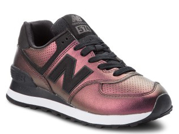 Metaliczne buty New Balance, cena ok. 259 zł