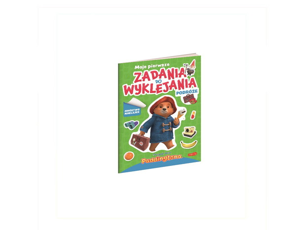 Moje pierwsze zadania do wyklejania. Paddington - cena ok. 10 zł