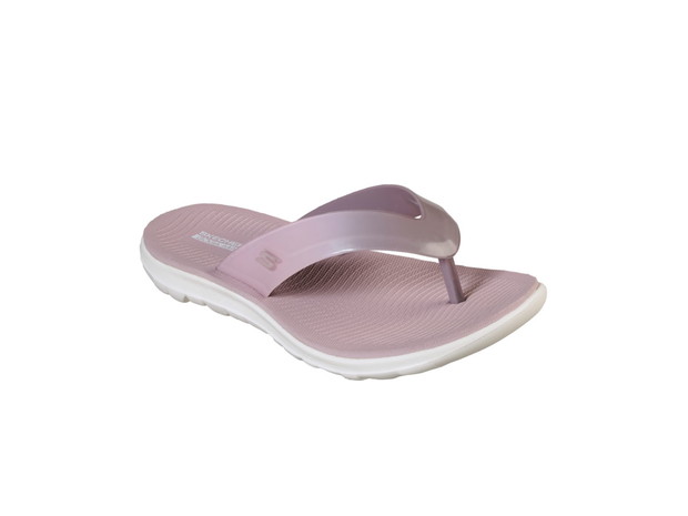 Różowe japonki, Skechers, cena ok. 149,90 zł