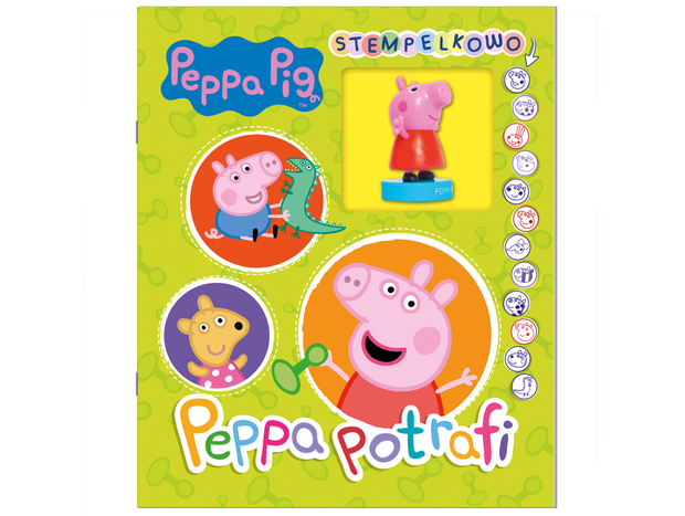 Seria Świnka Peppa. Stempelkowo - cena ok. 12 zł