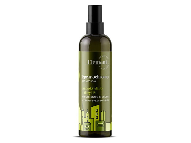 Spray ochronny do włosów z filtrami UV Vis Plantis ELEMENT, cena 19 zł