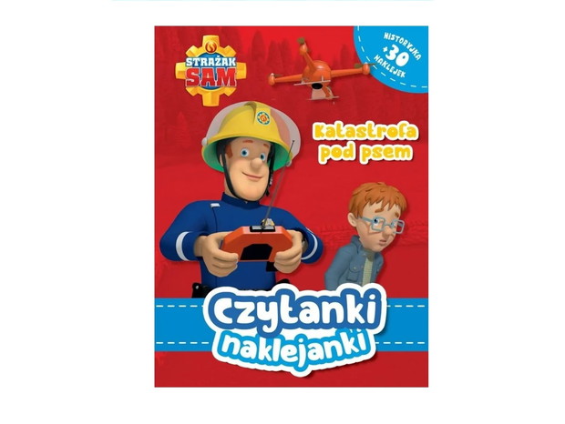 Czytanki naklejanki, Strażak Sam, cena ok. 8 zł
