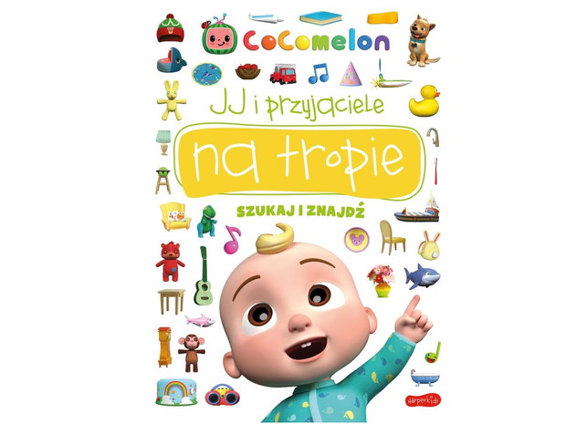 JJ i przyjaciele na tropie. Cocomelon. Szukaj i znajdź - cena ok. 25 zł
