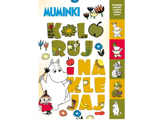 Koloruj i naklejaj Muminki, cena ok. 7 zł