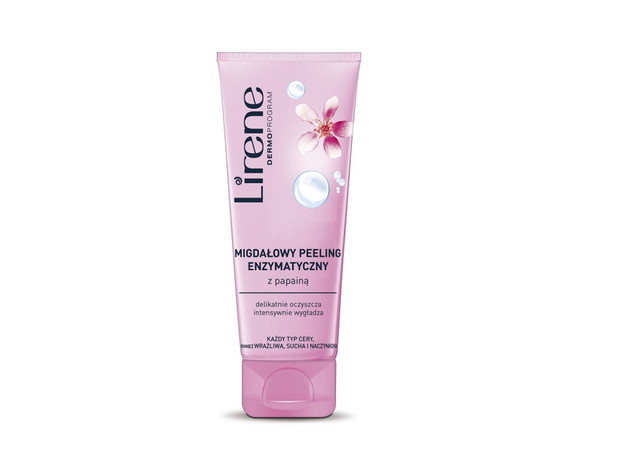Peeling enzymatyczny z olejkiem migdałowym Lirene, cena, ok. 17,99 zł